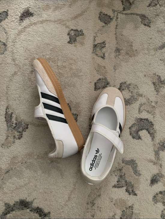 adidas Shoes - Adidas Samba Mary Jane Sneakers in White, Black, Gum